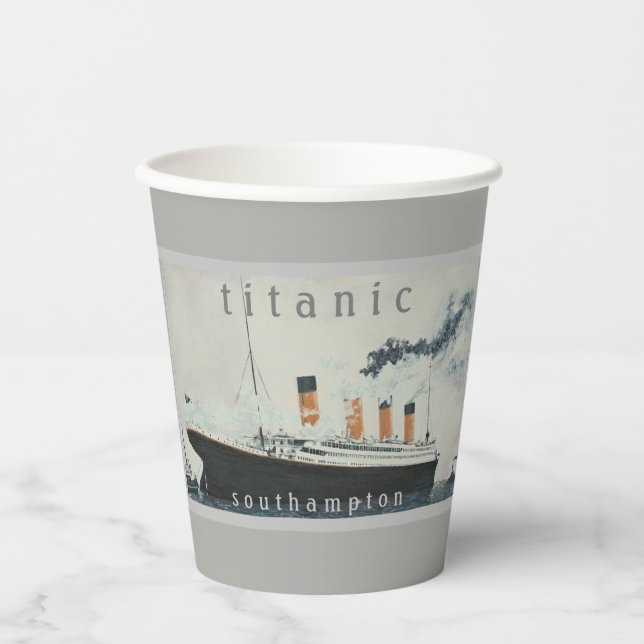 Vasos De Papel Titanic (Anverso)