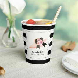 Vasos De Papel Tocado de Derby Rosa Grande Estilo Derby Fiesta de