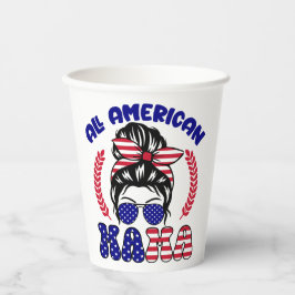Vasos De Papel Toda la Mamá Americana