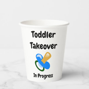 Vasos De Papel Toddler Takover