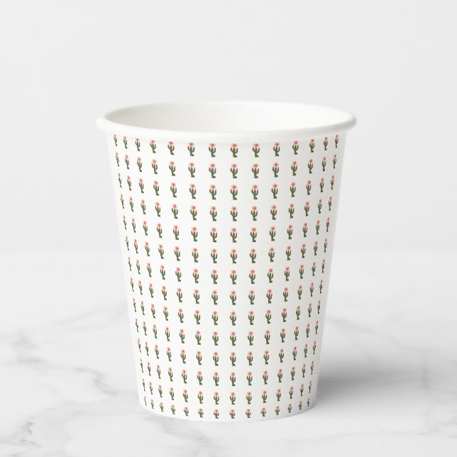 Vasos De Papel Todos amamos el cactus (Anverso)