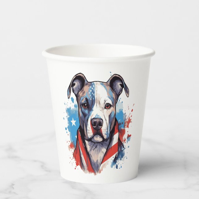 VASOS DE PAPEL TODOS LOS PERROS AMERICANOS (Anverso)