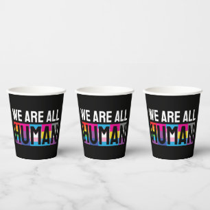 Vasos De Papel Todos somos LGBTQIA+