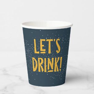 Vasos De Papel Tomemos copas de fiestas con temas de acampada