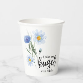 Vasos De Papel Tomo Mi Kugel Con Raisins