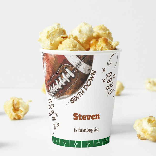 Vasos De Papel Torneo de fútbol americano (Subido por el creador)