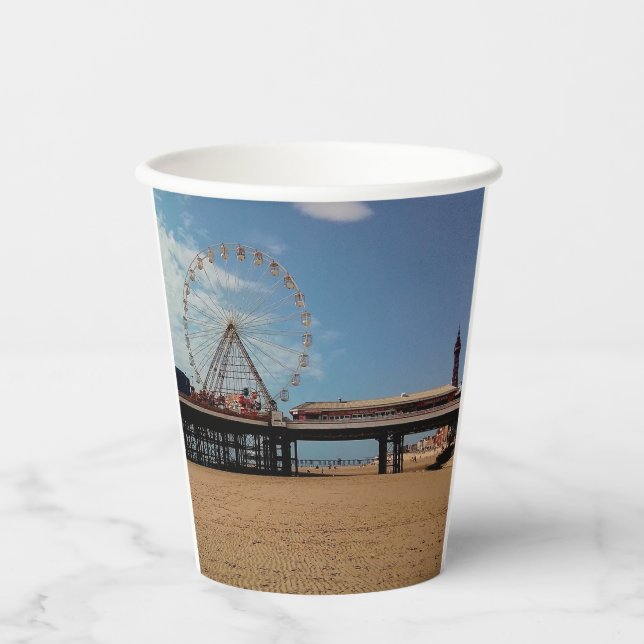 Vasos De Papel Torre Blackpool (Anverso)