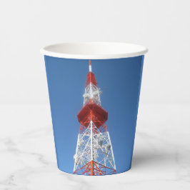 Vasos De Papel Torre de radio y TV
