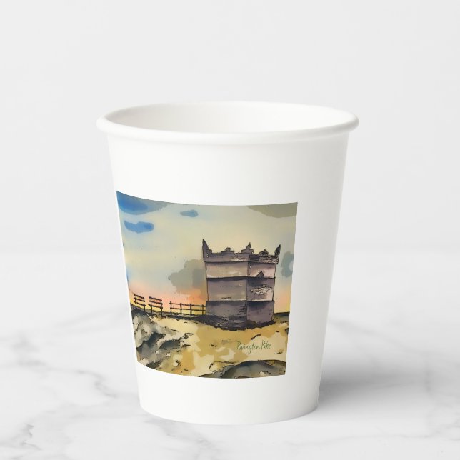 Vasos De Papel Torre Rivington Pike Lookout (Anverso)