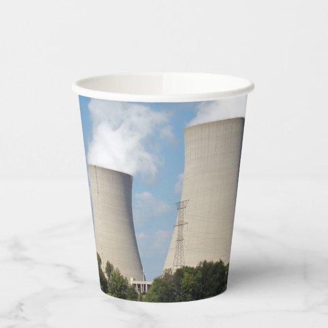 Vasos De Papel Torres de refrigeración de centrales nucleares (Izquierda)