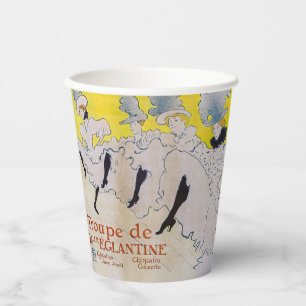 Vasos De Papel Toulouse-Lautrec - Troupe de Mlle Eglantine