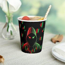 Vasos De Papel Trading Chart Pattern Streetwear Red Green Candle