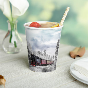 Vasos De Papel Tren