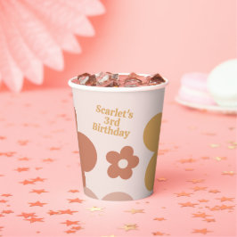 Vasos De Papel Trendy Boho Daisies