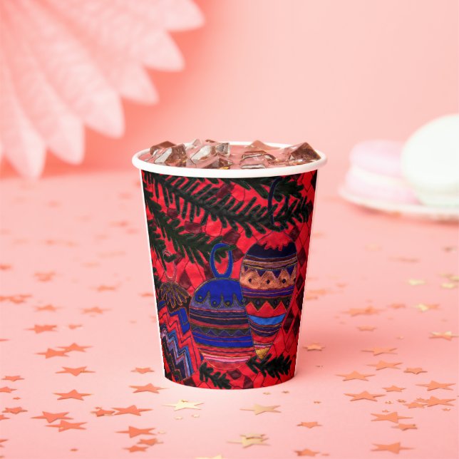 Vasos De Papel Tres baudibles taza de papel (in situ)