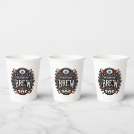 Vasos De Papel Trick o Trew Brew