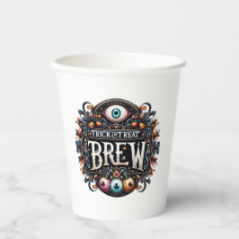 Vasos De Papel Trick o Trew Brew