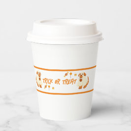 Vasos De Papel truco o tratamiento con cachorro