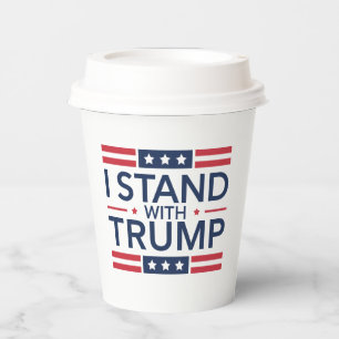 Vasos De Papel Trump 2024: Apoyo al presidente de Trump