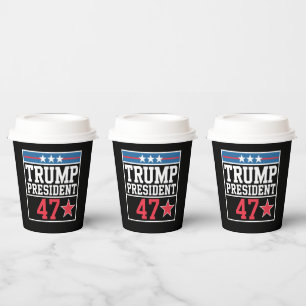 Vasos De Papel Trump gana las elecciones de 2024
