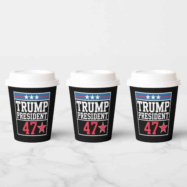 Vasos De Papel Trump gana las elecciones de 2024 (Multi)