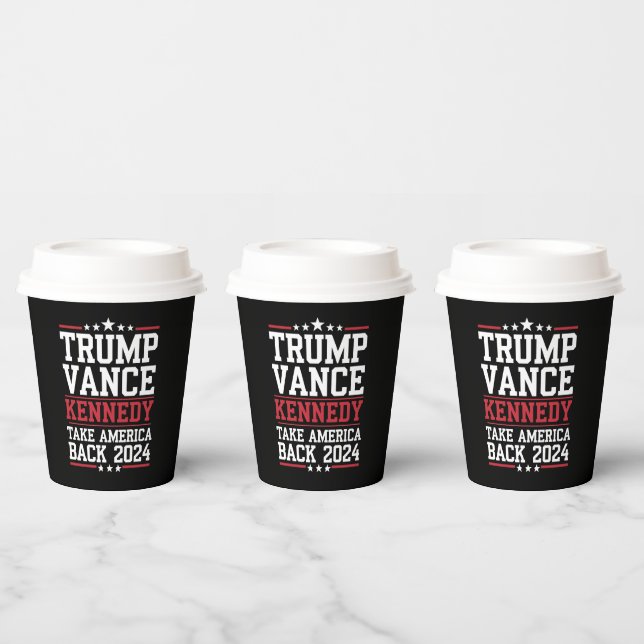 Vasos De Papel Trump Vance Kennedy recuperará a Estados Unidos (Multi)