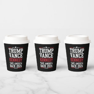 Vasos De Papel Trump Vance Kennedy Recuperemos Estados Unidos Otr