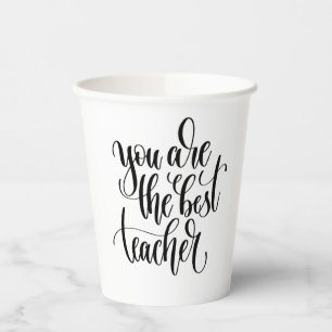 Vasos De Papel Tu Eres El Mejor Profesor