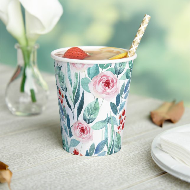 Vasos De Papel Tubo de papel para la ducha de bebé con diseño bon (in situ)