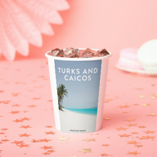 Vasos De Papel Turks Caicos Grace Bay Sueño