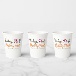 Vasos De Papel Turquía, pantalones de muelle y de Stretchy