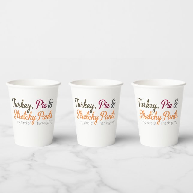 Vasos De Papel Turquía, pantalones de muelle y de Stretchy (Multi)