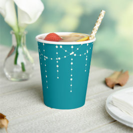 Vasos De Papel Twinkle Lights Fairy Fiesta Cups