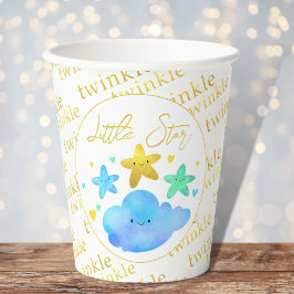 Vasos De Papel Twinkle Twinkle Fiesta Pequeña Estrella