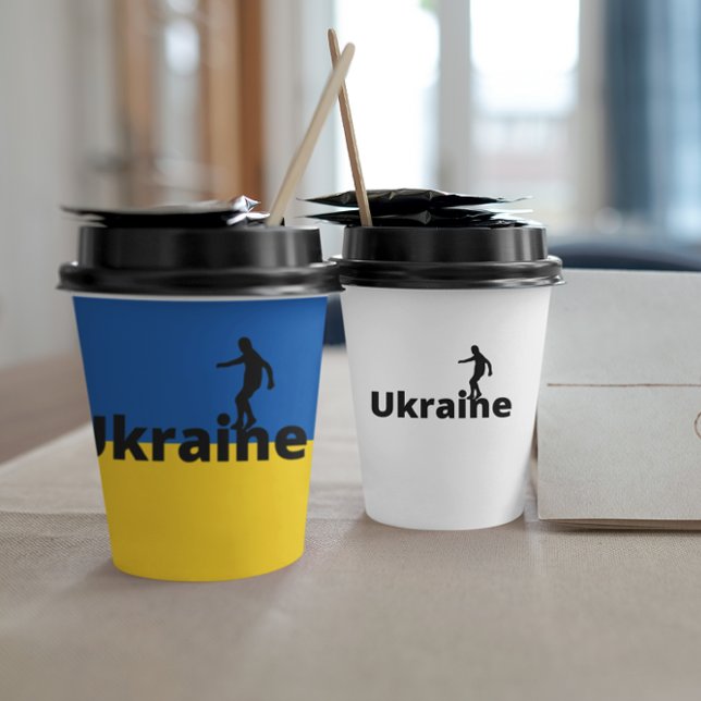 Vasos De Papel Ucrania fútbol  (Subido por el creador)