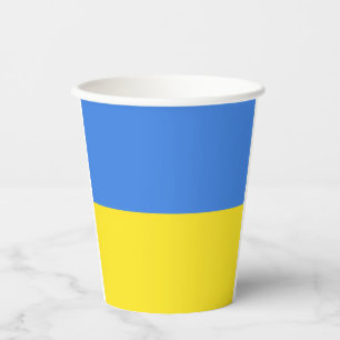 Vasos De Papel Ucrania - Paz - Bandera ucraniana - Libertad
