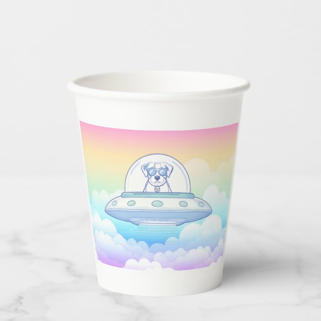 Vasos De Papel UFO PETS - Baby Shower - (Anverso)