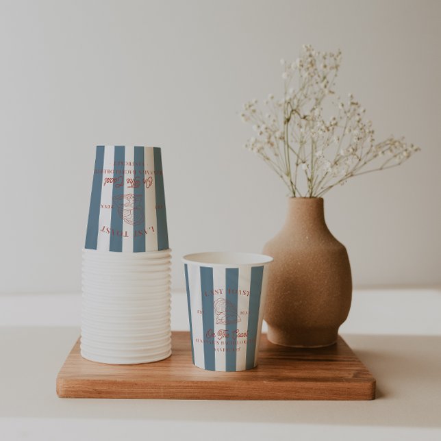 Vasos De Papel Última tostada en la soltera costera (Subido por el creador)