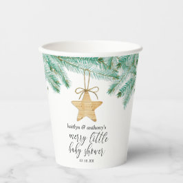 Vasos De Papel Un Baby Shower muy dulce