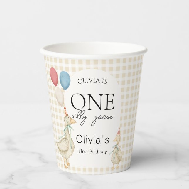 Vasos De Papel Un cumpleaños gótico y tonto (Anverso)