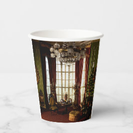 Vasos De Papel Un Navidad victoriano - Copas de papel