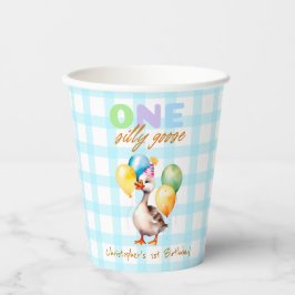 Vasos De Papel Un niño groso y tonto primer cumpleaños