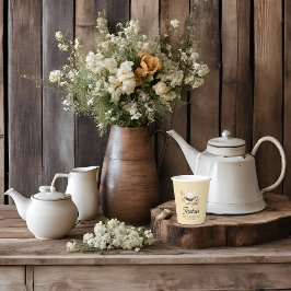 Vasos De Papel Un niño pequeño niño chico occidental Baby Shower