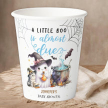 ¡Un Pequeño Boo! Baby Shower de Boy Cute Halloween