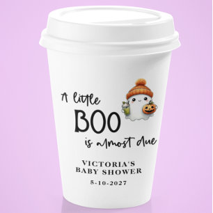 Vasos De Papel Un pequeño Boo casi se debe a Baby Shower