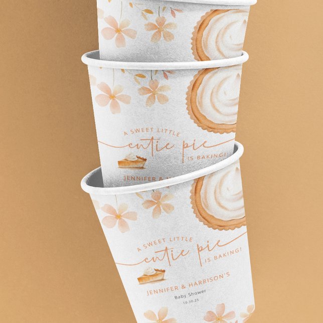 Vasos De Papel Un pequeño pastelito está horneando | Fiesta de be (Subido por el creador)