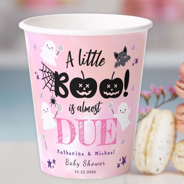 Vasos De Papel Un poco de baile | Baby Shower Chica de Halloween (Subido por el creador)