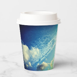 Vasos De Papel Un rociado de nubes
