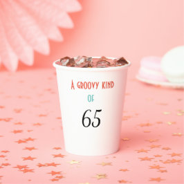 Vasos De Papel Un tipo groovy de 65