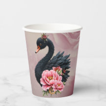 Un toque de rosa y brillo de cisne.